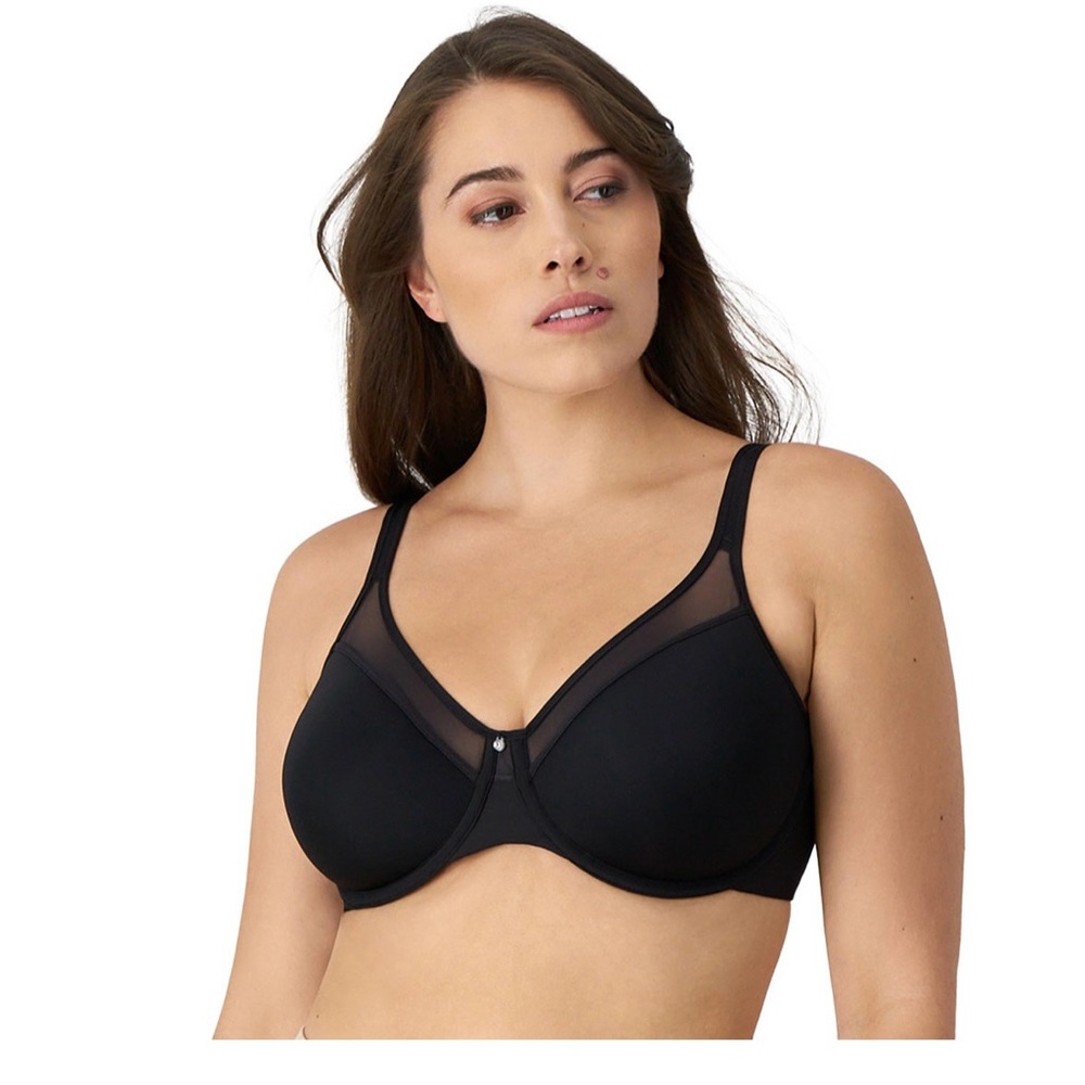 Bali One Smooth U Ultra Light Shaping Underwire Bra - Black